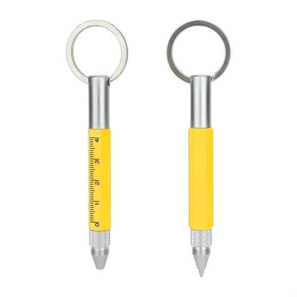 6 In 1 Multifunction Screwdriver Ballpoint Pen Keychain