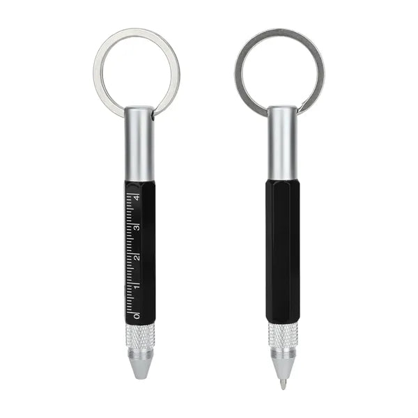 6 In 1 Multifunction Screwdriver Ballpoint Pen Keychain