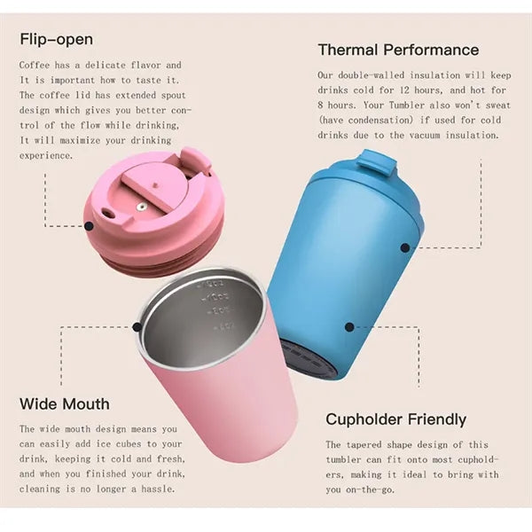 12Oz Coffee Tumbler With Lid