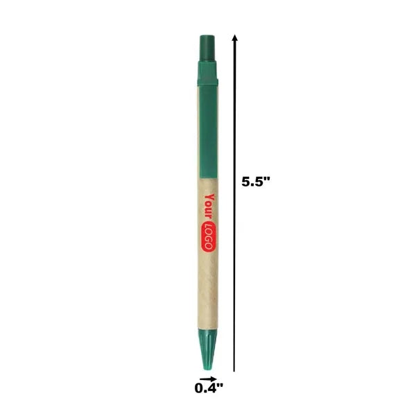 1.0mm Black Ink Kraft Paper Ballpoint Pen