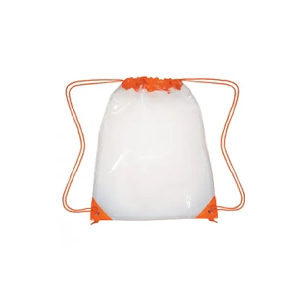 Transparent PVC Backpack Drawstring Bundle Pocket