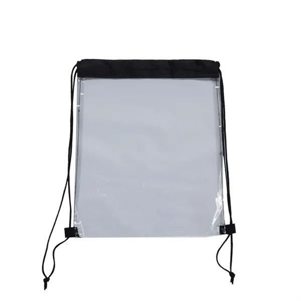 Transparent PVC Backpack Drawstring Bundle Pocket