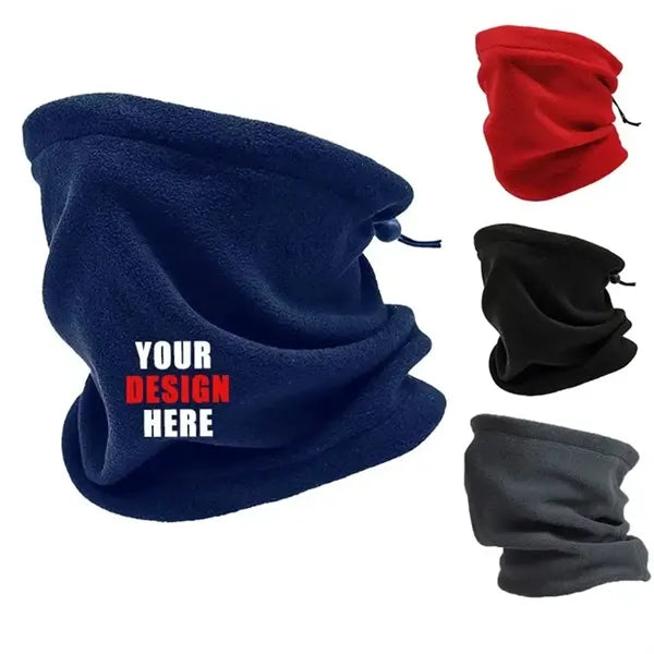 Multifunctional Collar Warm Ski Mask Polar Fleece Riding Cap