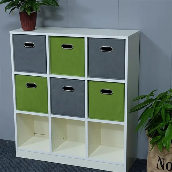 Sports Storage Bins Collapsible Cube Container Office Room