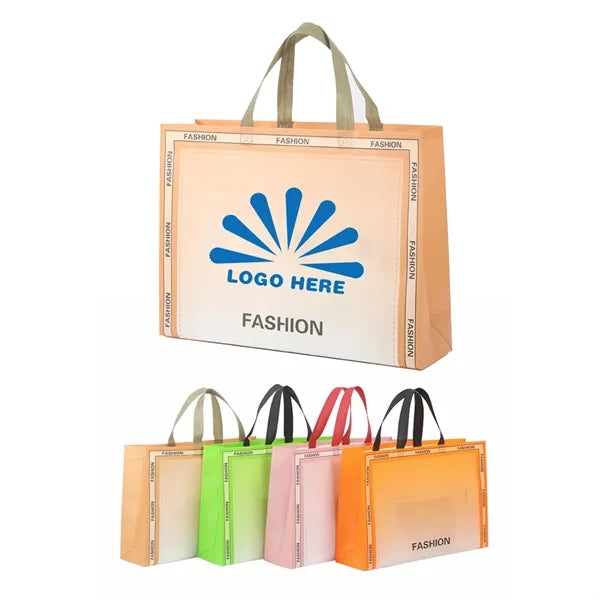 Gradient Color Nonwoven Tote Bag
