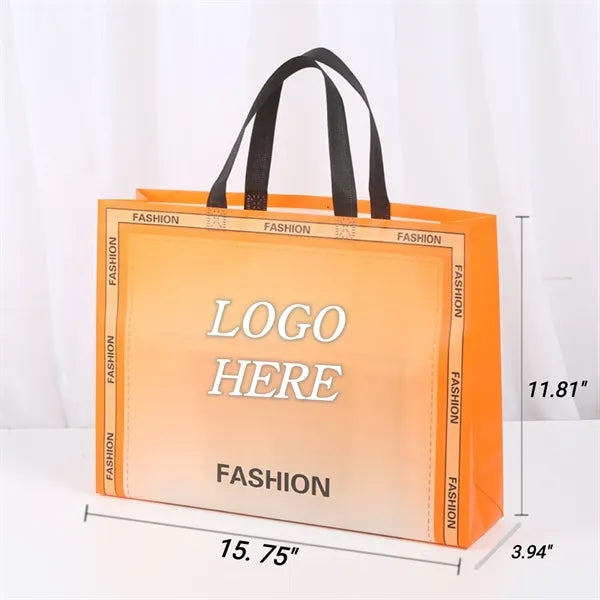 Gradient Color Nonwoven Tote Bag