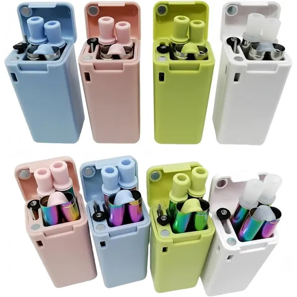 Stainless Steel Folding Straw with Cleaning Brush