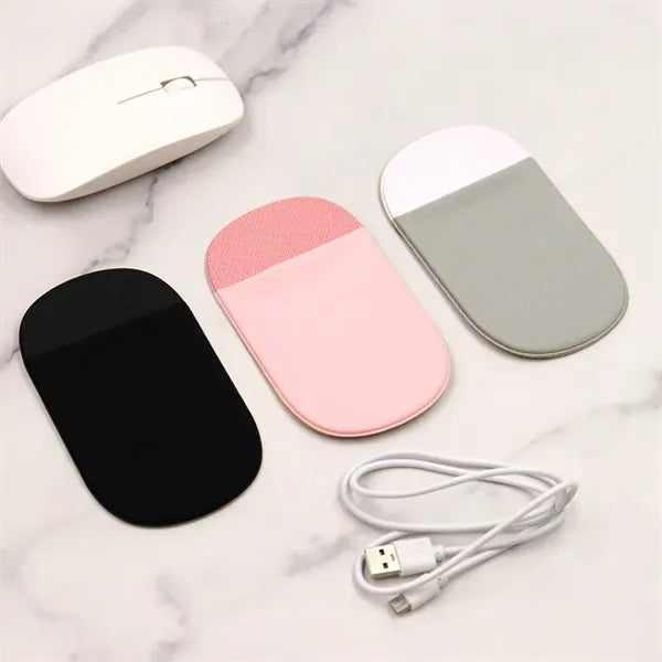 Stick-On Laptop Mouse Holder