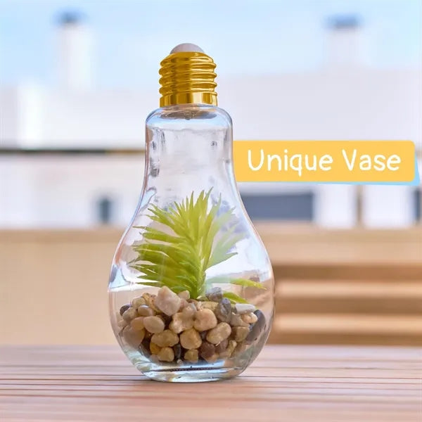 Light Bulb Bottle Clear 100ML Plastic Candy X-mas Decoration