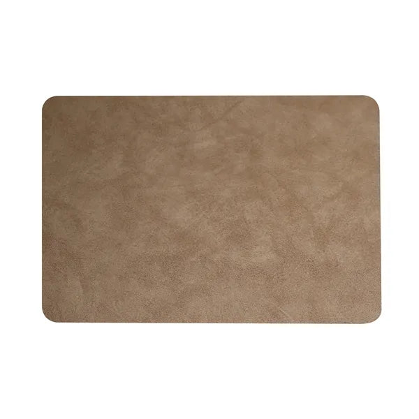 Faux Leather Placemats Waterproof Stain Resistant Table Mats