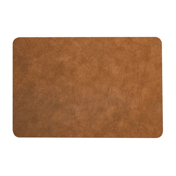Faux Leather Placemats Waterproof Stain Resistant Table Mats