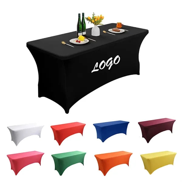 6ft Rectangular Fitted Stretch Table Cover