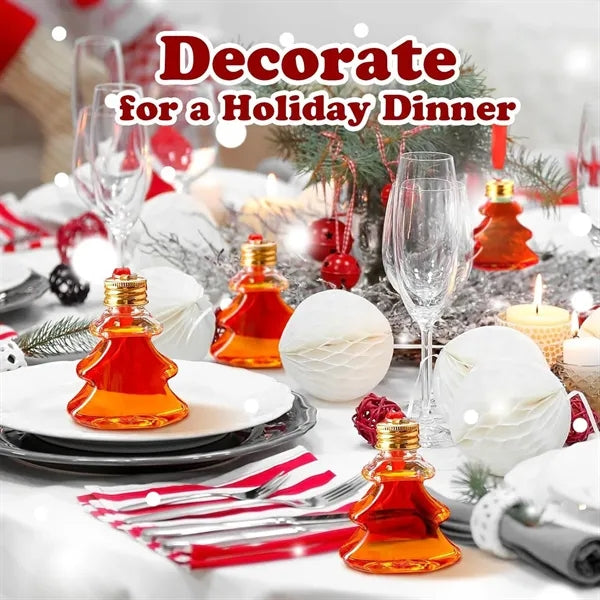 Clear Star Bell Xmas Tree Shape Ornaments Ball Bottle Party
