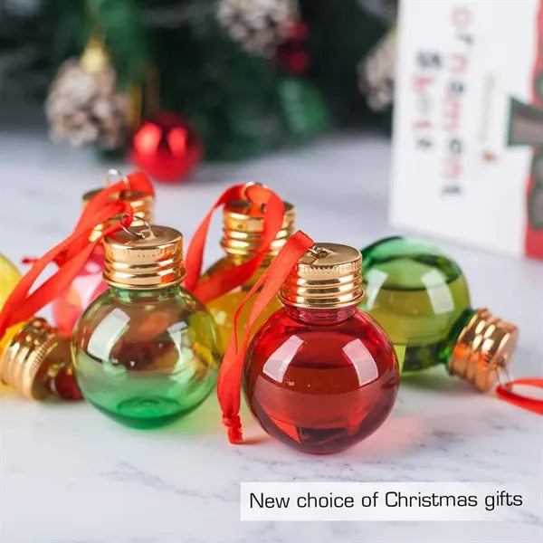 Clear Star Bell Xmas Tree Shape Ornaments Ball Bottle Party