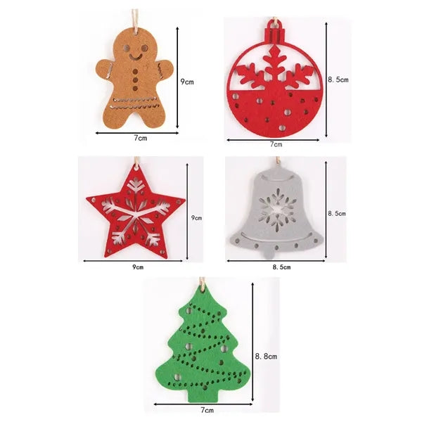 Christmas Tree Ornaments Party Decoration Non-Woven