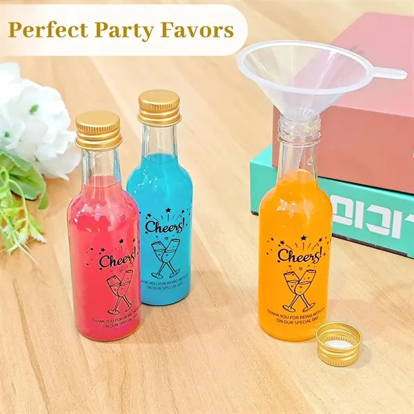 1.7 OZ Drink Clear Xmas Water Bottle Bulbs for Holiday Party