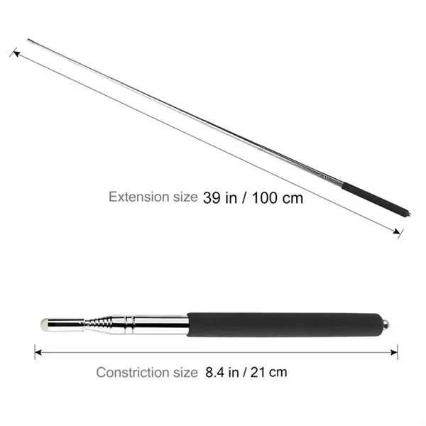 Retractable Pointer Teaching Stick