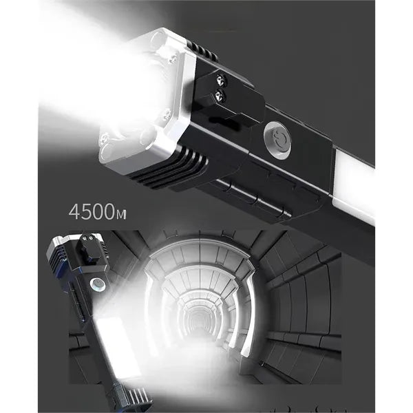 Car Emergency Flashlight with Power Bank and Safety Tools