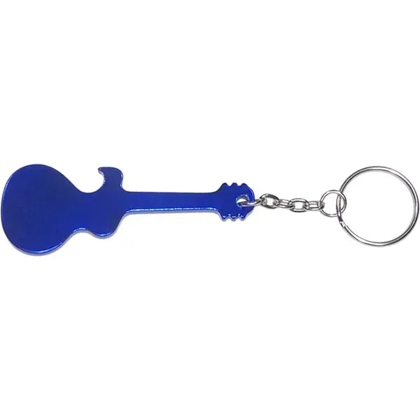 Guitar Shaped Bottle Opener Keychain