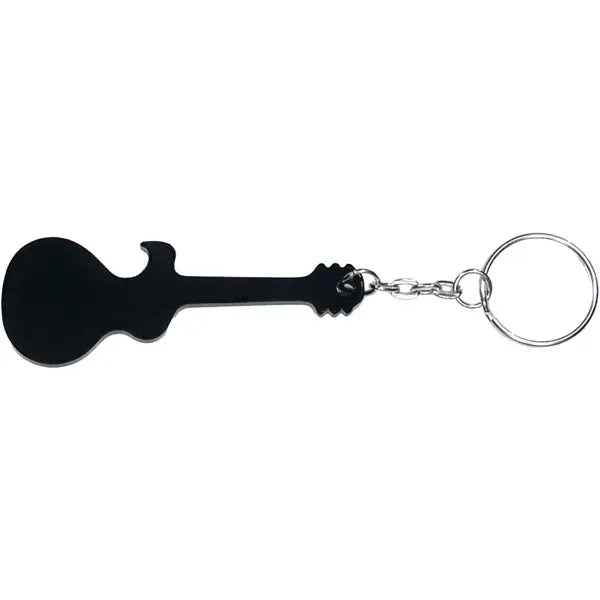 Guitar Shaped Bottle Opener Keychain
