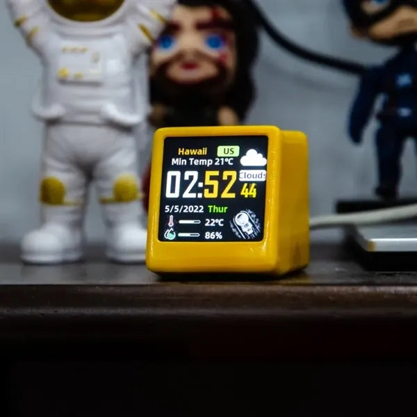 Smart Weather Clock Mini Desk Decoration