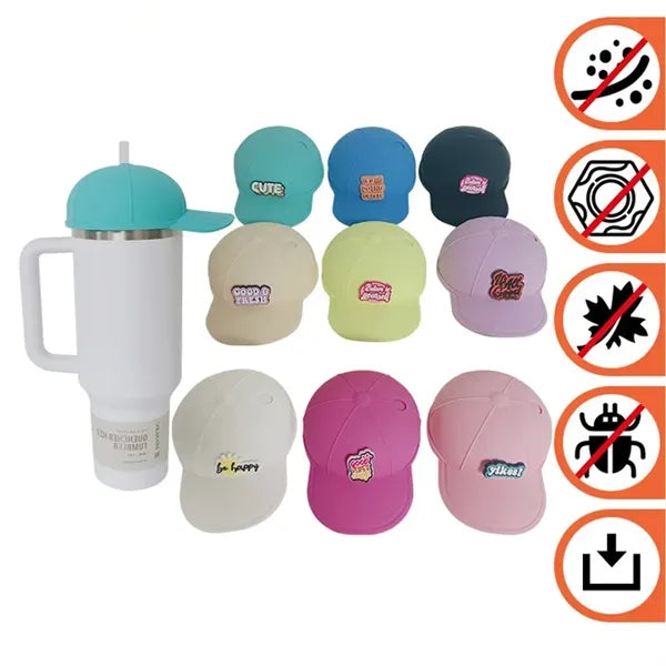 Silicone Baseball Cap Lid Cover for Classic 40oz Tumbler