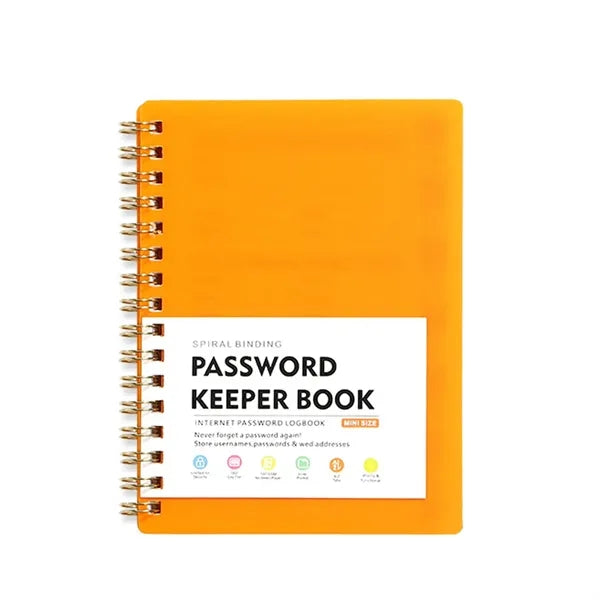 A6 Password Book With Alphabetical Tabs