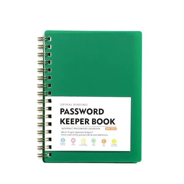 A6 Password Book With Alphabetical Tabs