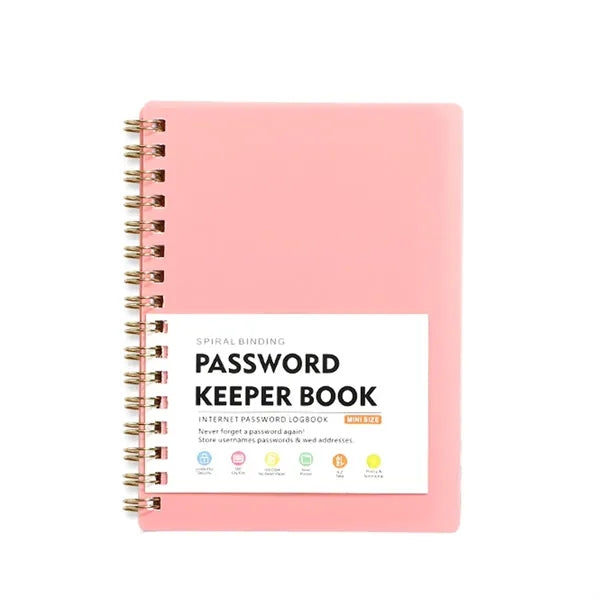 A6 Password Book With Alphabetical Tabs