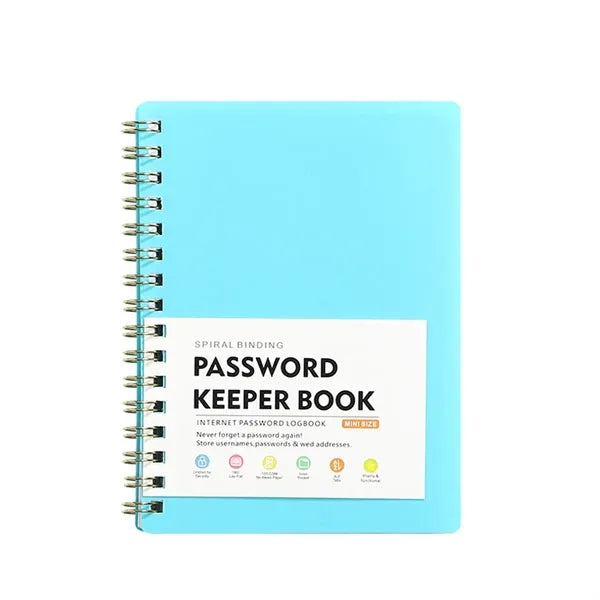 A6 Password Book With Alphabetical Tabs