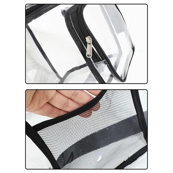 Clear Lunch Bag Work Office Plastic Transparent Tote picnic