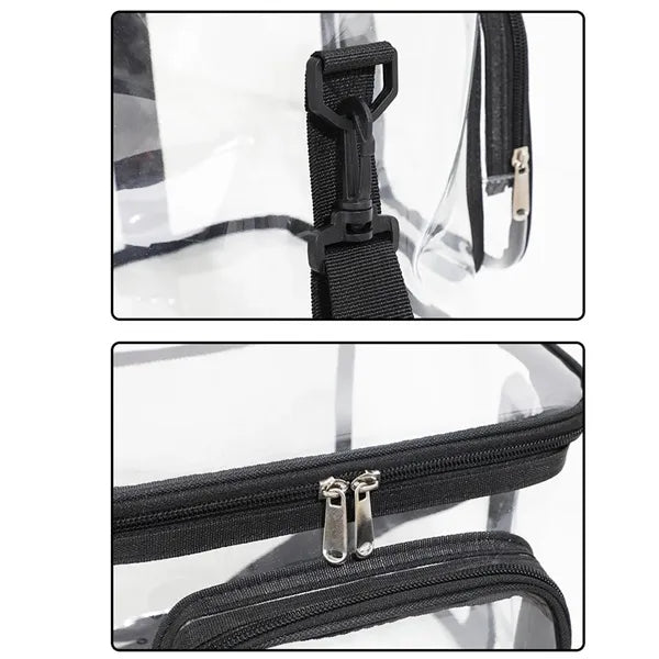 Clear Lunch Bag Work Office Plastic Transparent Tote picnic