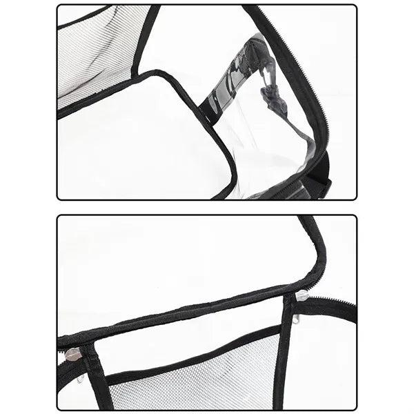 Clear Lunch Bag Work Office Plastic Transparent Tote picnic