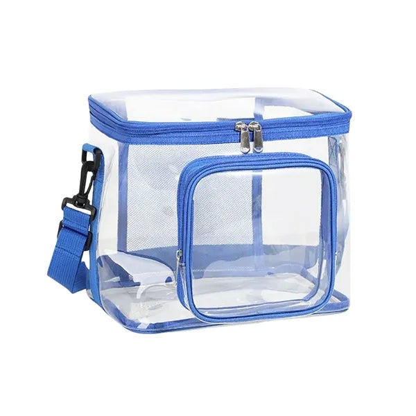 Clear Lunch Bag Work Office Plastic Transparent Tote picnic