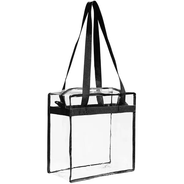 Clear PVC Zipper Tote Bag