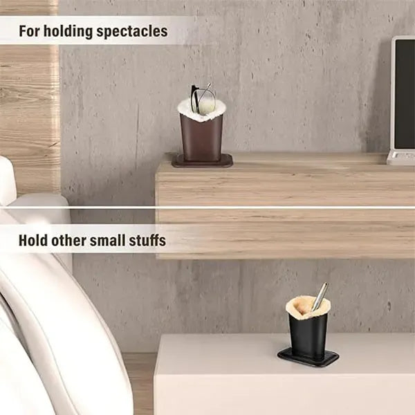 PU Leather Eyeglasses Glasses Display Stand