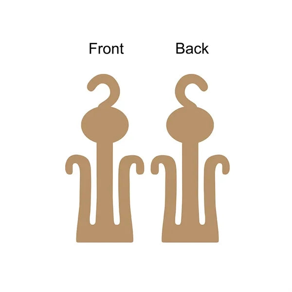 Cardboard Hanger for Slipper Sandal Shoes