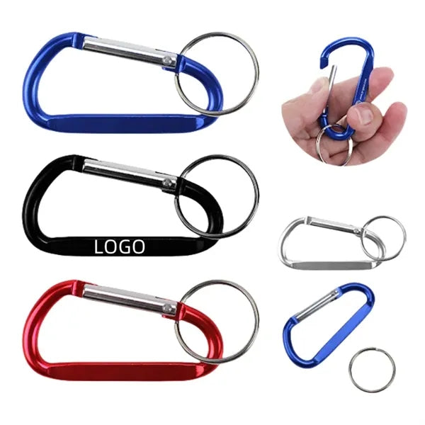 Carabiner with Split Key Ring