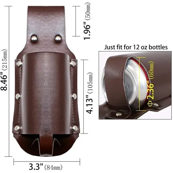 PU Leather Beer Holster