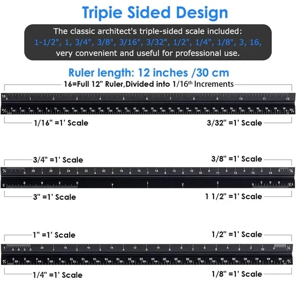 Architectural Scale Ruler