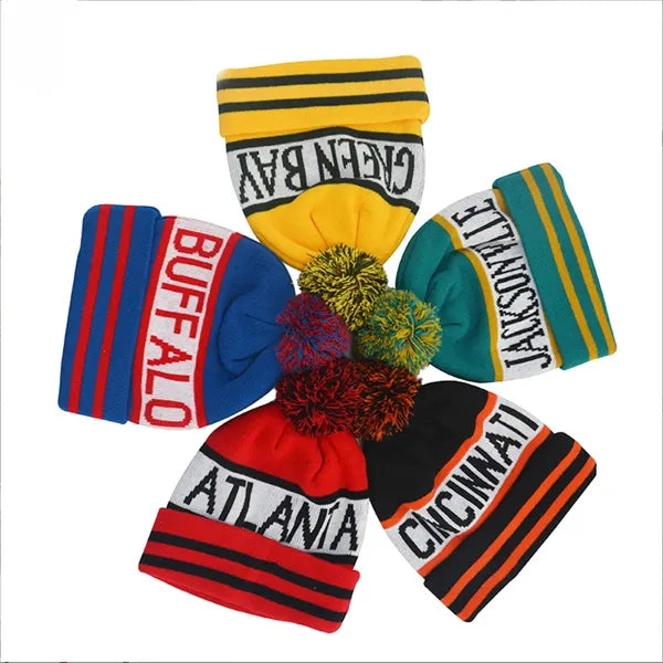 Knit Beanie with Pom