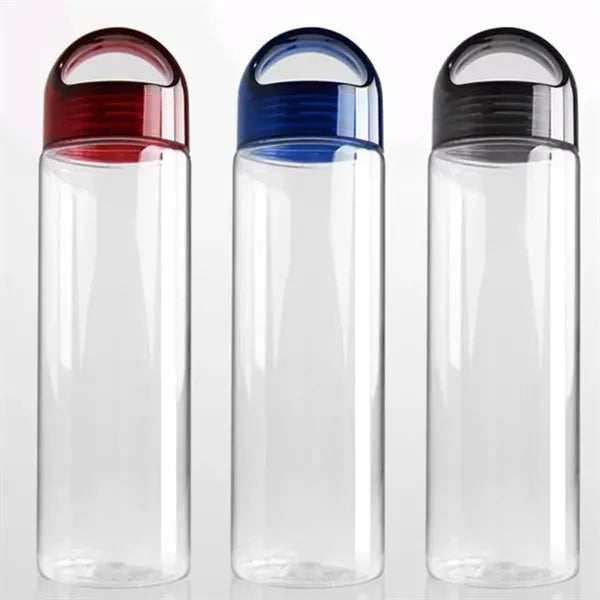 23 oz. BPA free Plastic Sports Water Bottle w Carry Handle