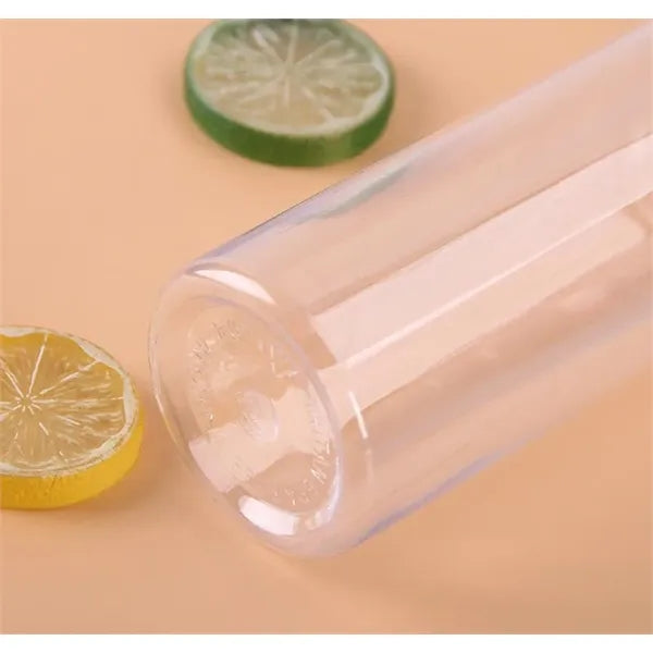 23 oz. BPA free Plastic Sports Water Bottle w Carry Handle