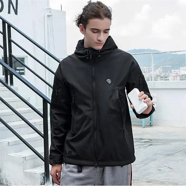 USB Rechargeable Electric Heated Jacket For Outdoor Sports