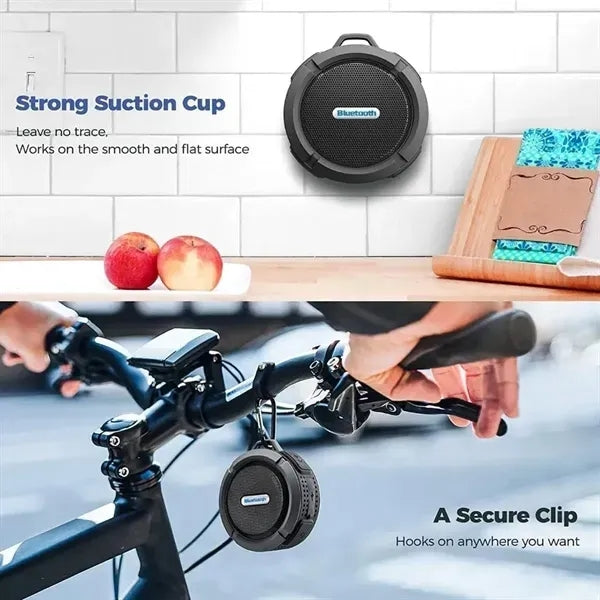 Travel Waterproof Mini Outdoor Speaker With Clip