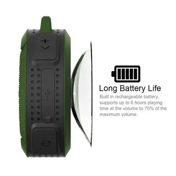 Travel Waterproof Mini Outdoor Speaker With Clip