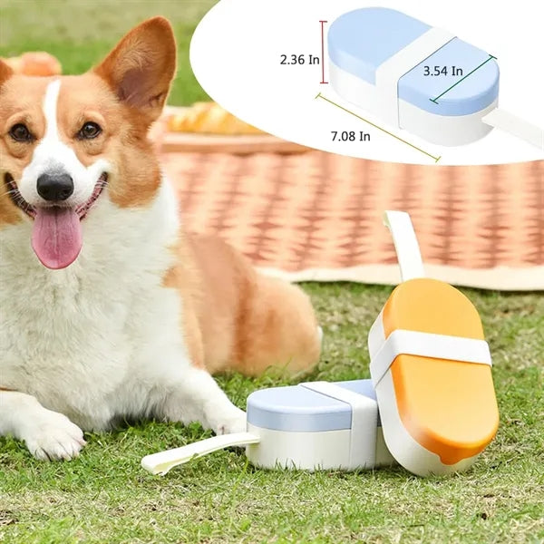 Dog Water Bottle Dispenser With Food Container