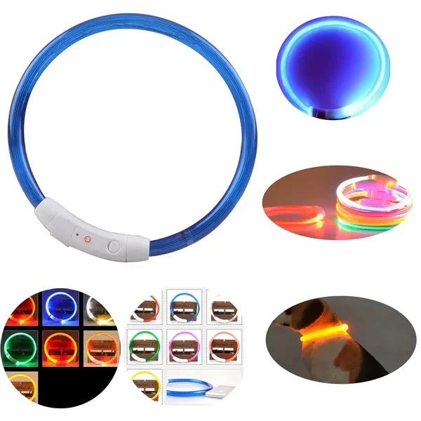 Glowing Adjustable LED Safety Collar