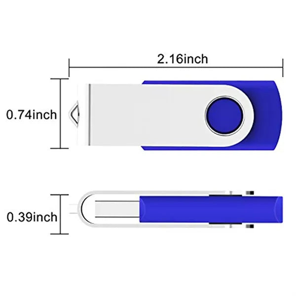 Zinc Alloy Portable 64GB USB 2.0 Flash Thumb Drive