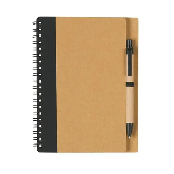 Eco Friendly Notebook With Matching Color Pen
